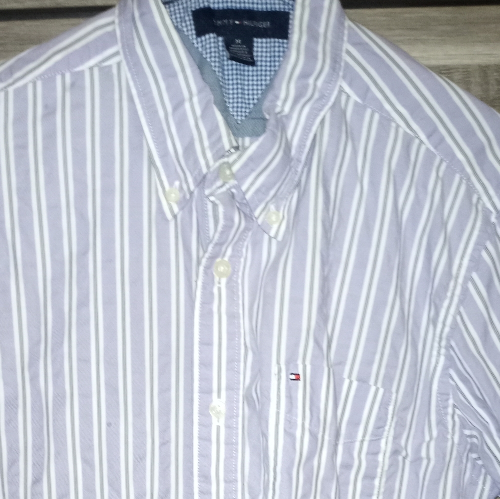 Purple button up